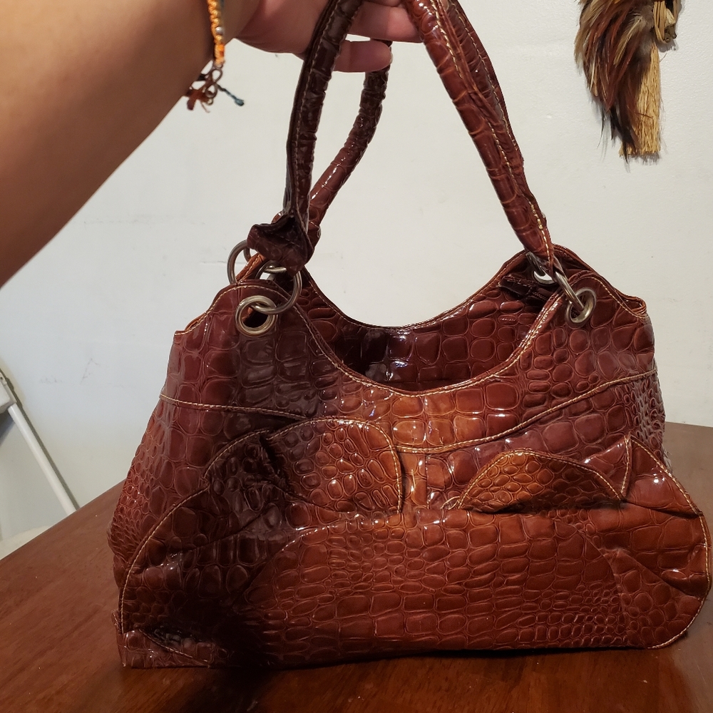 Brown fashionable woman's purse